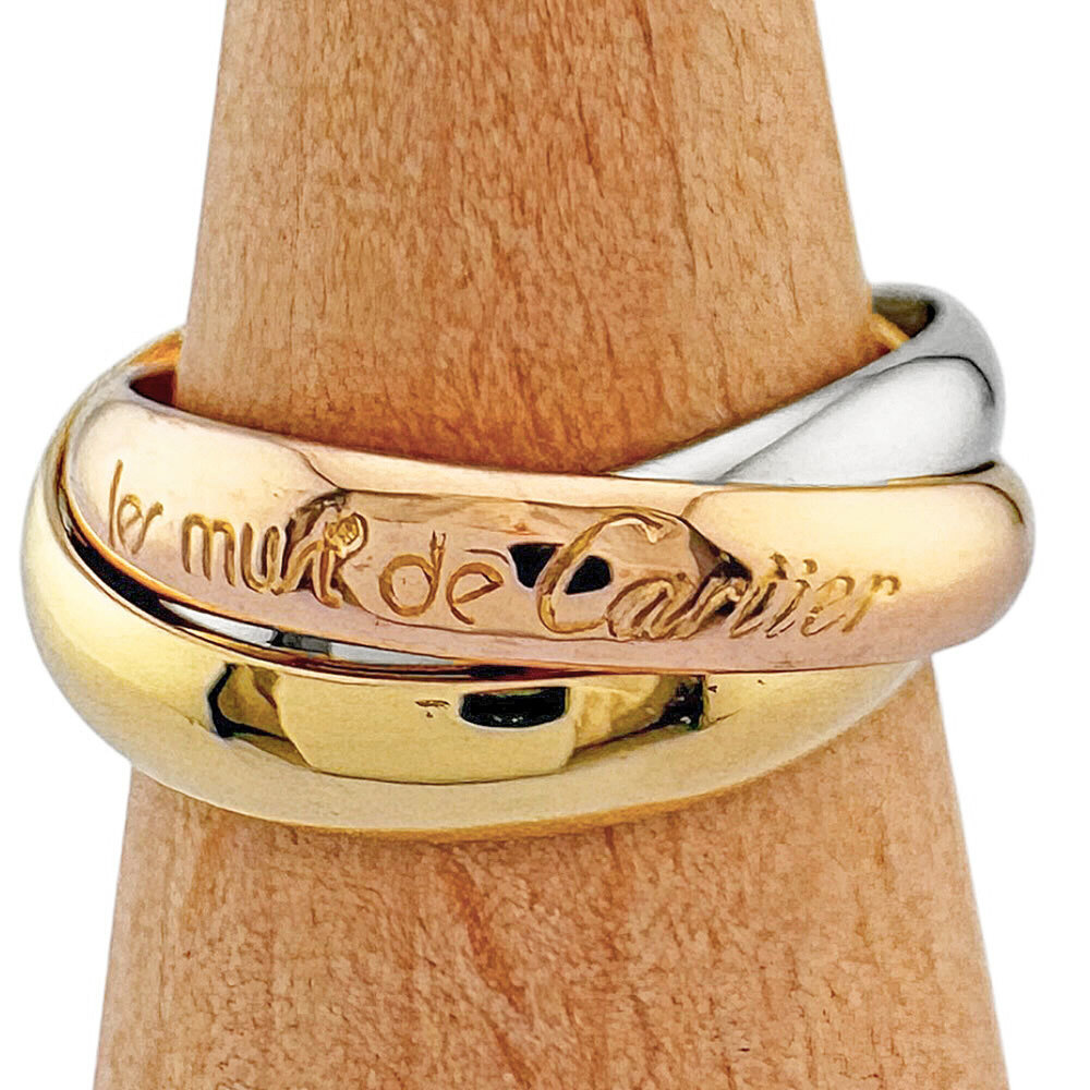 Cartier Trinity Ring, 1, 18K Yellow Gold, Women's CARTIER
